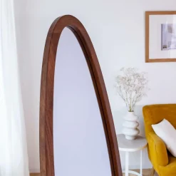 Miroir|Décoration<Made in Meubles Miroir sur pied en bois de manguier Joyce