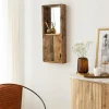 Miroir|Décoration<Made in Meubles Miroir vertical style porte en bois recyclé Vicky