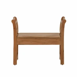Banc<Made in Meubles Petit banc en bois d'acacia Isolde