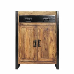 Buffet<Made in Meubles Petit buffet en bois d'acacia 80 cm Havana