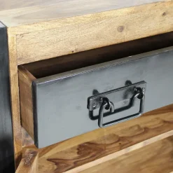 Buffet<Made in Meubles Petit buffet en bois d'acacia 80 cm Havana