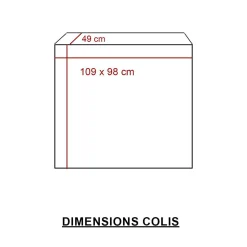Buffet<Made in Meubles Petit buffet en bois d'acacia 100 cm Havana