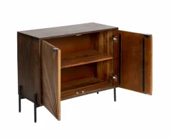 Buffet<Made in Meubles Petit buffet en bois d'acacia Elvira