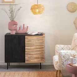 Buffet<Made in Meubles Petit buffet en bois de manguier Tino