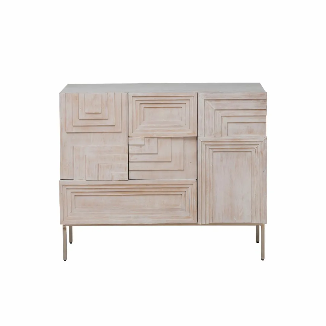 Buffet<Made in Meubles Petit buffet en bois de manguier Tristan