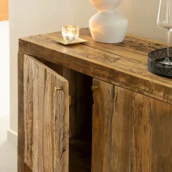 Buffet<Made in Meubles Petit buffet en bois recyclé Naël