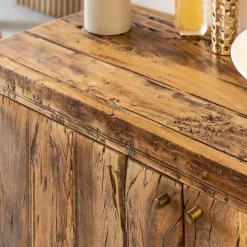 Meuble Sous Vasque<Made in Meubles Petit meuble sous vasque en bois recyclé Naël