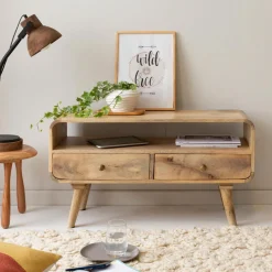 Meuble Tv<Made in Meubles Petit meuble TV en bois de manguier Maëva