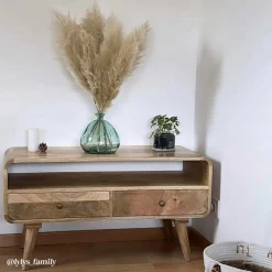 Meuble Tv<Made in Meubles Petit meuble TV en bois de manguier Maëva