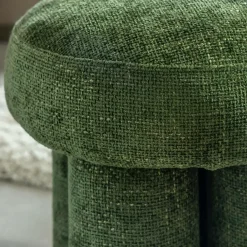 Tabouret<Made in Meubles Petit tabouret en tissu Toby