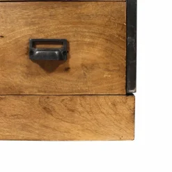 Bibliothèque<Made in Meubles Petite bibliothèque en métal et bois de manguier Marcel