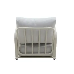 Chaise De Jardin<Made in Meubles Rocking chair en aluminium pour jardin couleur taupe Zion