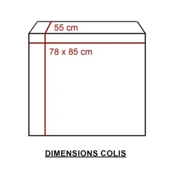 Fauteuil<Made in Meubles Rocking chair en métal blanc tissu gris Ethan
