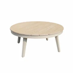 Salon De Jardin<Made in Meubles Salon de jardin à cordes 5 places gris taupe Sayen