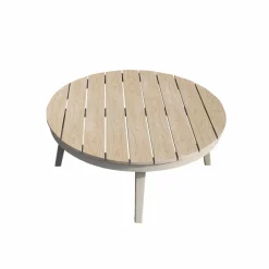 Salon De Jardin<Made in Meubles Salon de jardin à cordes 5 places gris taupe Sayen