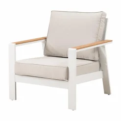 Salon De Jardin<Made in Meubles Salon de jardin crème 5 places Orion