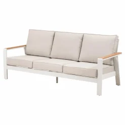 Salon De Jardin<Made in Meubles Salon de jardin crème 5 places Orion