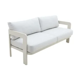 Salon De Jardin<Made in Meubles Salon de jardin en aluminium taupe Loréa