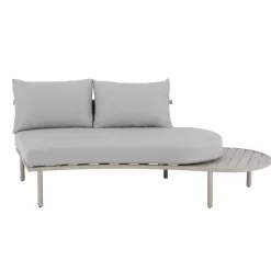 Salon De Jardin<Made in Meubles Salon de jardin haricot en aluminium taupe Zion