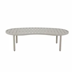 Salon De Jardin<Made in Meubles Salon de jardin haricot en aluminium taupe Zion