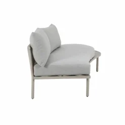 Salon De Jardin<Made in Meubles Salon de jardin haricot en aluminium taupe Zion