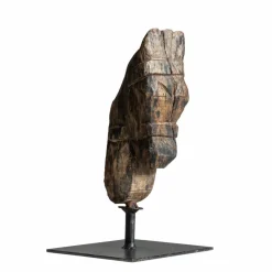 Décoration<Made in Meubles Sculpture en bois et métal Léonie