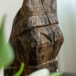 Décoration<Made in Meubles Sculpture en bois et métal Léonie