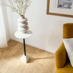 Bout De Canapé & Sellette<Made in Meubles Sellette en marbre Cassiopée