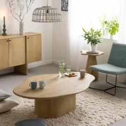 Suspension<Made in Meubles Suspension blanche en bambou Rattan