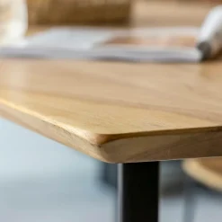 Table À Manger<Made in Meubles Table à manger en bois d'acacia et métal Alan