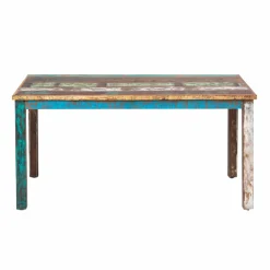 Table À Manger<Made in Meubles Table à manger en bois recyclé coloré Ethnik