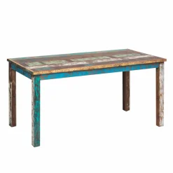 Table À Manger<Made in Meubles Table à manger en bois recyclé coloré Ethnik