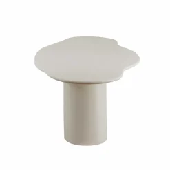 Table À Manger<Made in Meubles Table à manger nuage en bois effet béton blanc Thomas