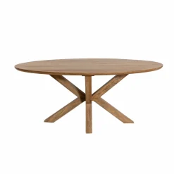 Table À Manger<Made in Meubles Table à manger ovale en bois de manguier Maloé