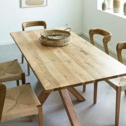 Table À Manger<Made in Meubles Table à manger rectangulaire en bois d'acacia Izel