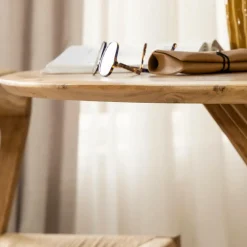 Table À Manger<Made in Meubles Table à manger ronde en bois d'acacia Orane