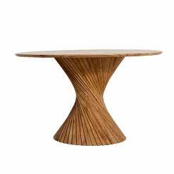Table À Manger<Made in Meubles Table à manger ronde en bois d'acacia Orane