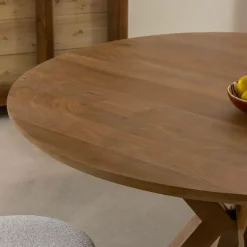Table À Manger<Made in Meubles Table à manger ronde en manguier Maloé