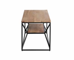 Table Basse<Made in Meubles Table basse à  double plateau en bois d'acacia Flavia