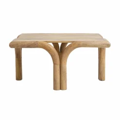 Table Basse<Made in Meubles Table basse carré en bois de manguier Zola