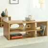 Table Basse<Made in Meubles Table basse design en bois de manguier Alwen