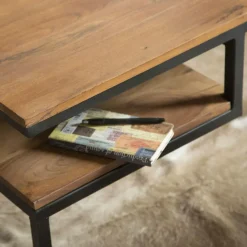 Table Basse<Made in Meubles Table basse en bois d'acacia Havana