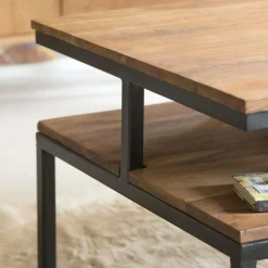 Table Basse<Made in Meubles Table basse en bois d'acacia Havana