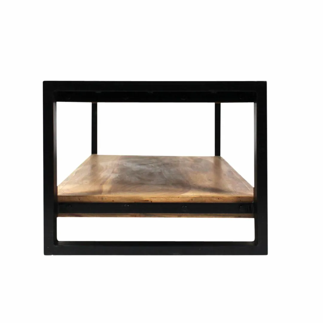 Table Basse<Made in Meubles Table basse en bois d'acacia 100 cm Havana