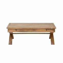 Table Basse<Made in Meubles Table basse en bois de manguier à allonges Luce