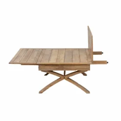 Table Basse<Made in Meubles Table basse en bois de manguier à allonges Luce