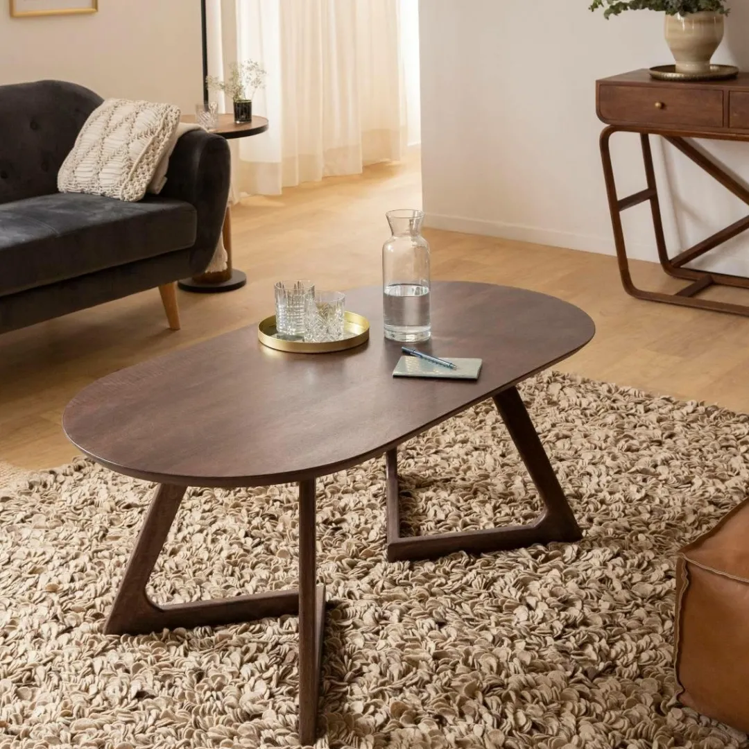 Table Basse<Made in Meubles Table basse en bois de manguier Augustin