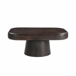 Table Basse<Made in Meubles Table basse en bois de manguier foncé Liriel