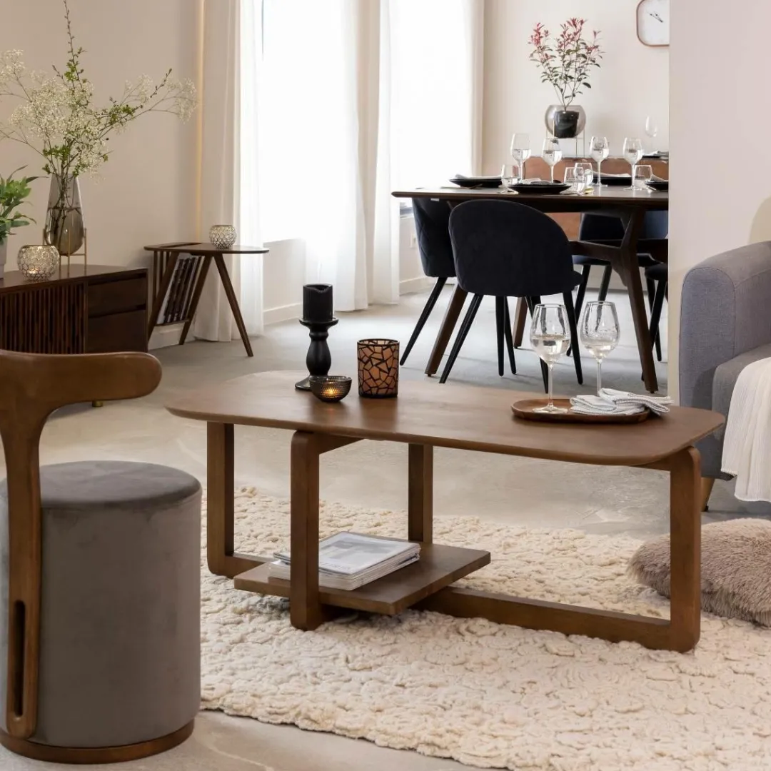 Table Basse<Made in Meubles Table basse en bois de manguier Zola