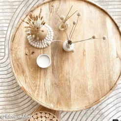 Table Basse<Made in Meubles Table basse en bois de manguier Camille